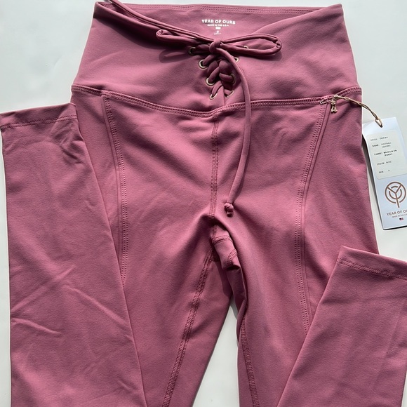 Years Of Ours Football Leggings Rose Small - Picture 5 of 14